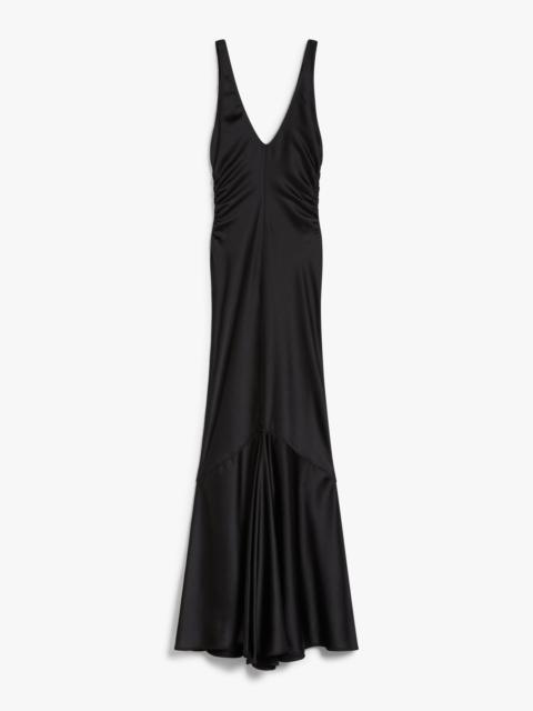 Sportmax KATIA Long satin dress