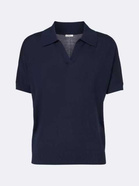 JOSEPH Niata silk polo shirt