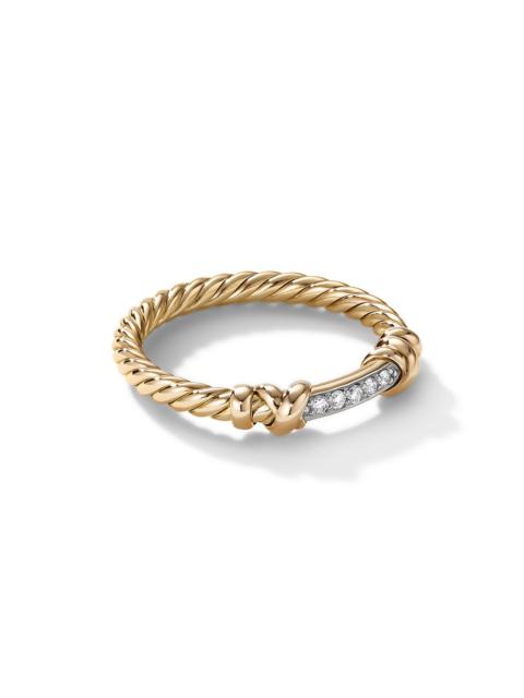 DAVID YURMAN Women's Petite Helena Wrap Ring In 18K Yellow Gold - Diamond