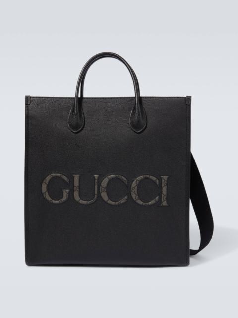 Gucci Medium leather tote bag