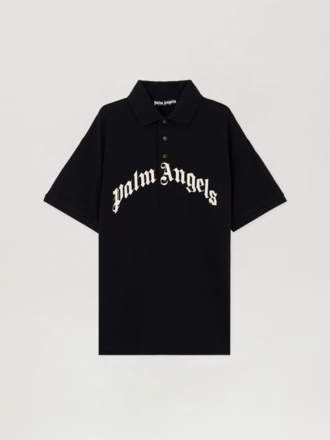Palm Angels Curved Logo Polo