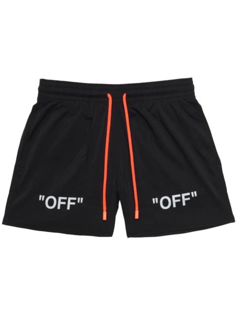 Off-White OFF-WHITE Swim Shorts Black/White