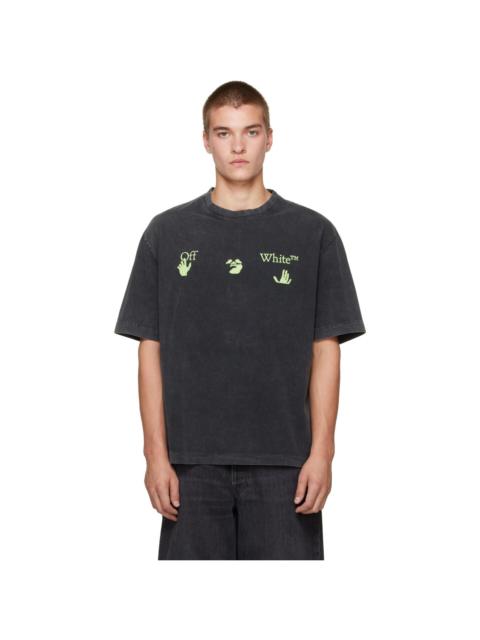Off-White Black Bacco Arrow Skate S/S T-shirt
