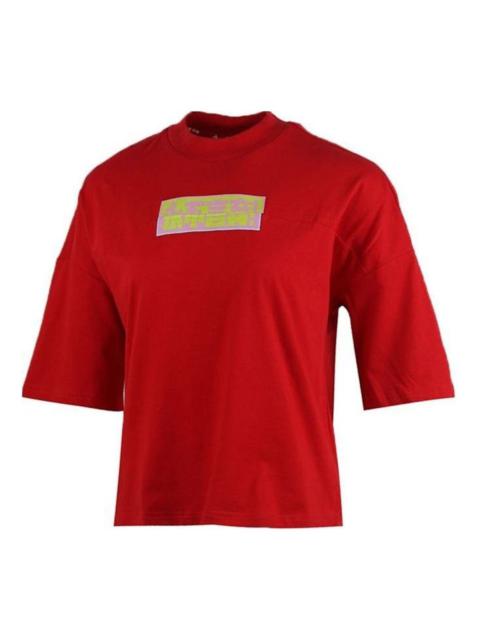 adidas (WMNS) adidas Graphic T-Shirt 'Red Yellow' FT2860