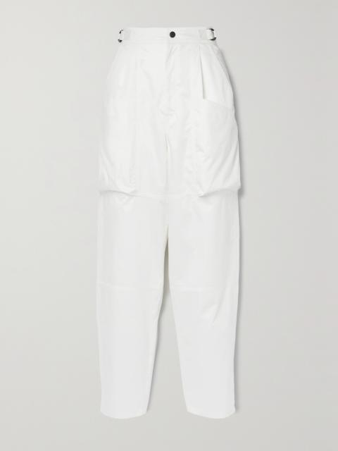 Isabel Marant Ferima Pleated Cotton Tapered Pants
