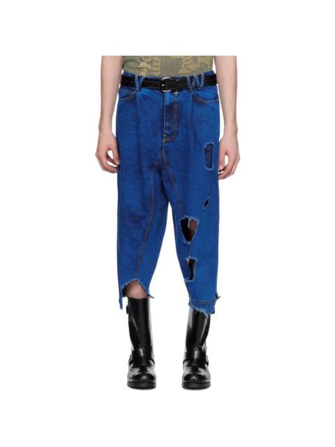 Vivienne Westwood Blue Bleached Jeans