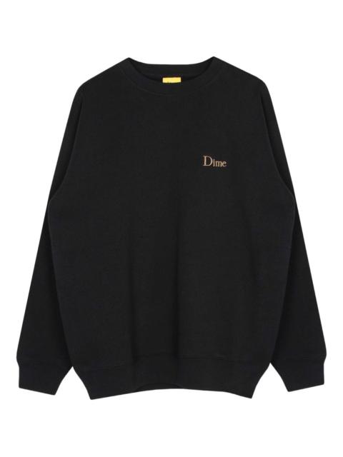 Dime logo-embroidered sweatshirt