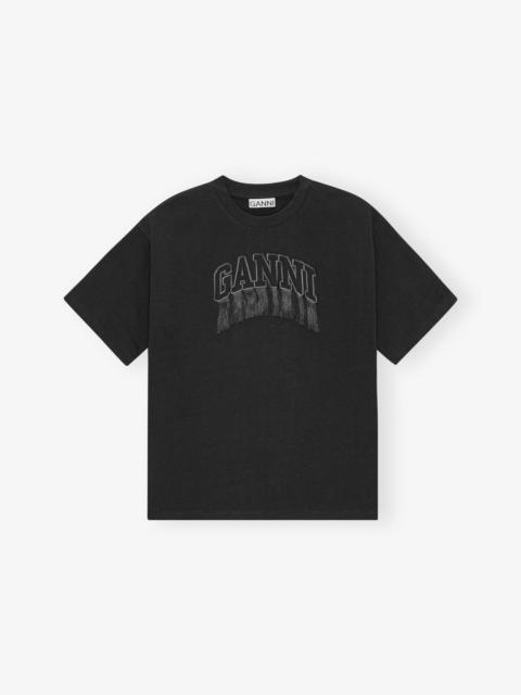 GANNI Basic Jersey Moonlight Relaxed Tee | club21 | REVERSIBLE