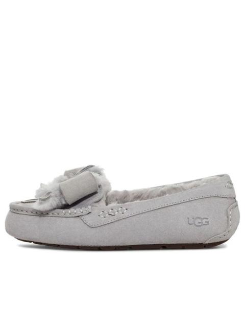 UGG (WMNS) UGG Ansley Bow Slipper 'Light Grey' 1113470-LGRY