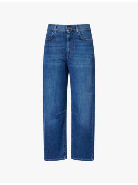 WEEKEND Max Mara Caprile Barrel-Leg Denim Jeans