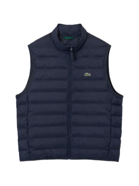 LACOSTE water-repellent puffed windbreaker vest