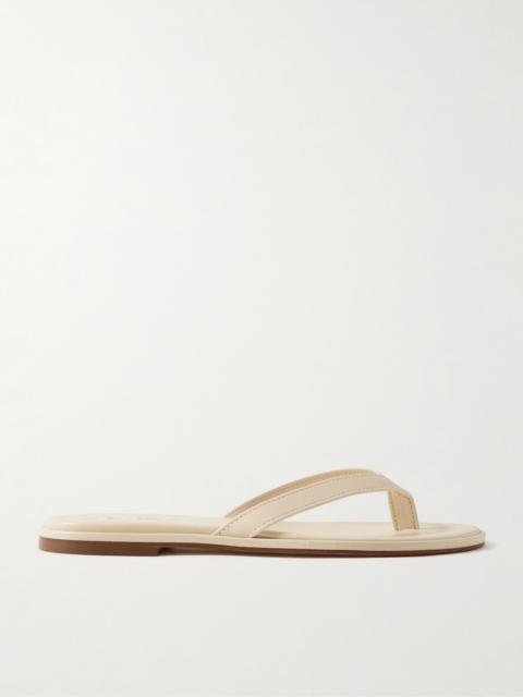 Aeyde Melody Leather Flip Flops