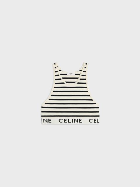 CELINE CELINE MESH SPORTS BRA