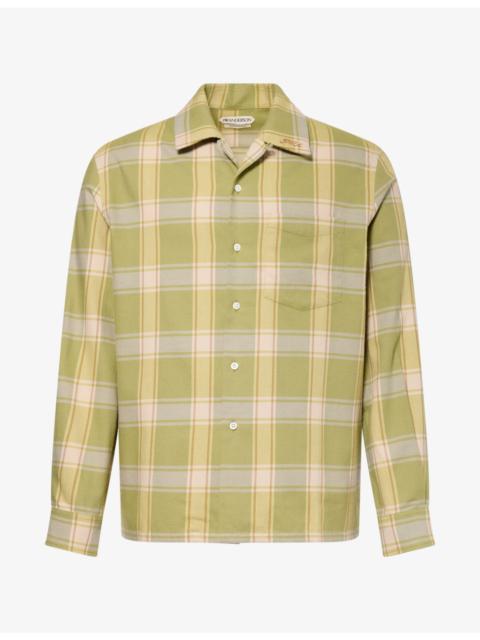 JW Anderson Checked Relaxed-Fit Cotton Shirt