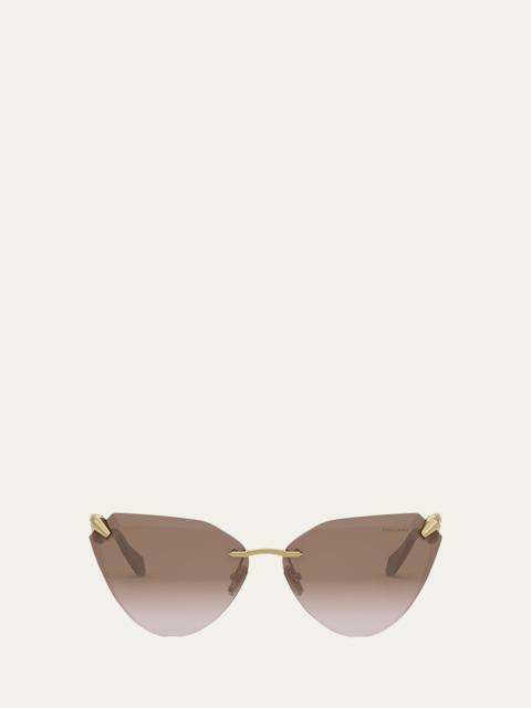 BVLGARI Serpenti Viper Cat-Eye Sunglasses