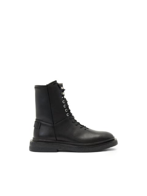 ALLSAINTS Escher lace-up zip combat boots