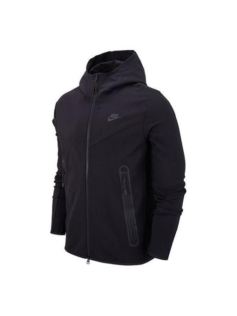 Men's Nike Training Sports Hooded Jacket Black CU4480-010