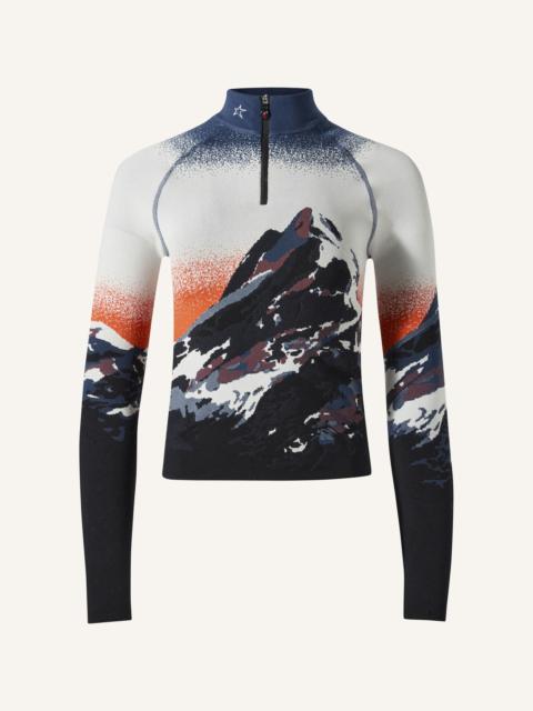 PERFECT MOMENT Jacquard Base Layer Top