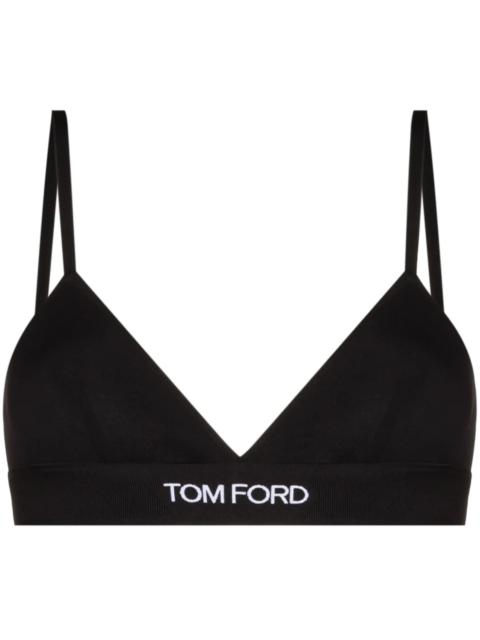 TOM FORD Tom Ford Logo Waistband Bra