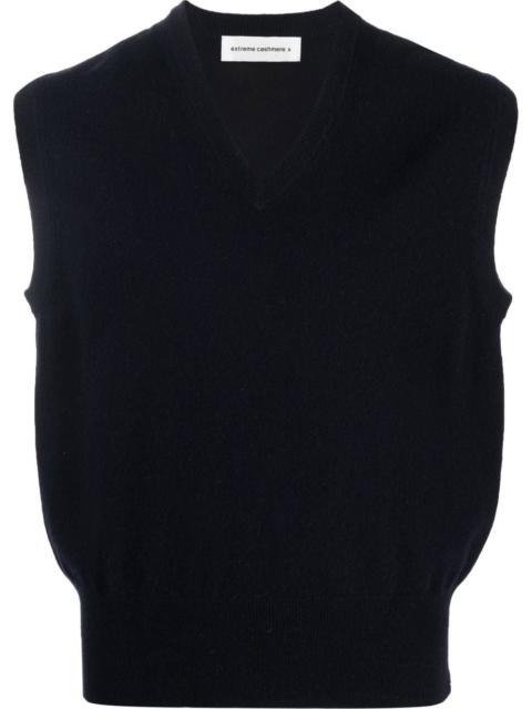 extreme cashmere sleeveless knit vest top