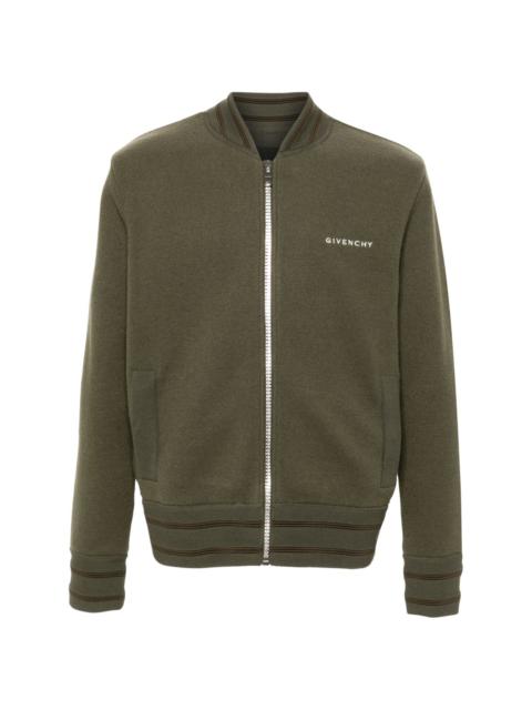Givenchy 4G-patch wool bomber jacket