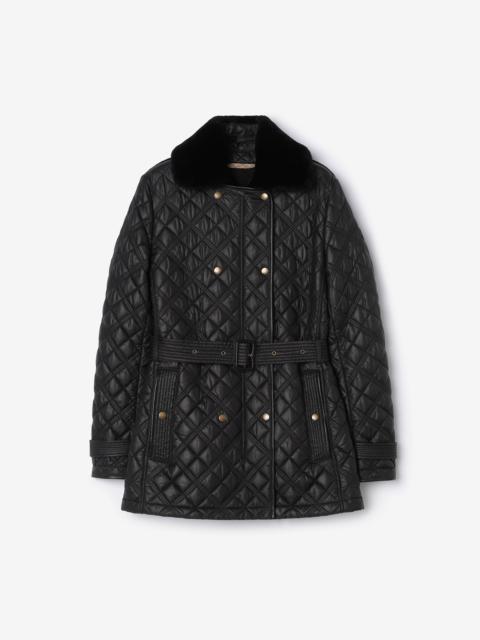 Burberry Quilted Nylon Rosedale Coat