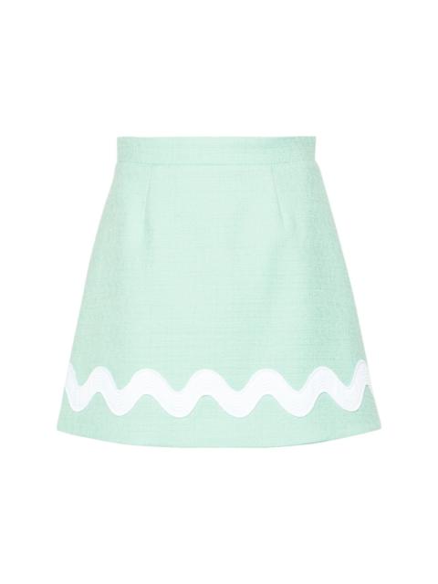 PATOU tweed mini skirt