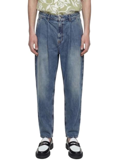 HED MAYNER Pleated Denim Pants