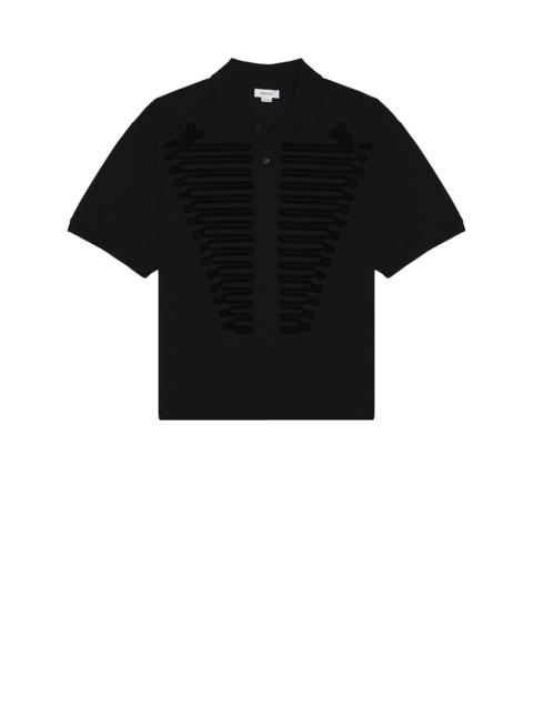 Alexander McQueen Frogging Print Polo