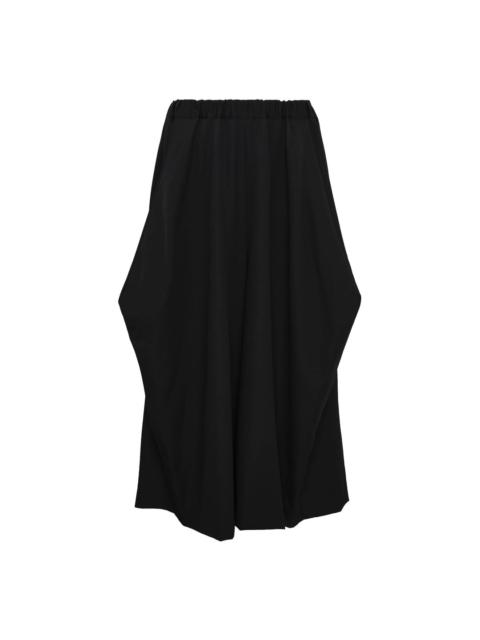 Comme Des Garçons Wool Color Gabardine Pants