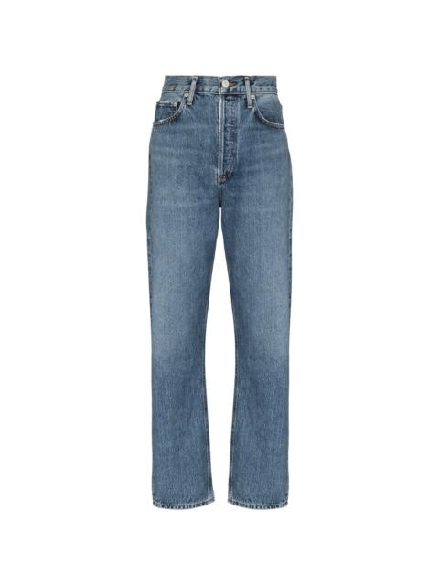 AGOLDE five-pocket straight-leg jeans