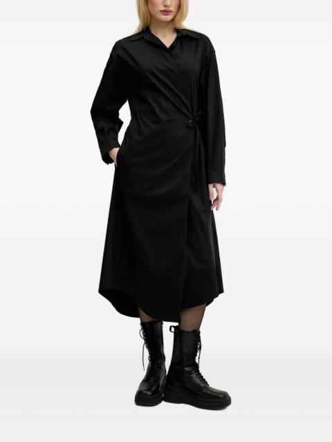 Diesel wraparound shirt dress