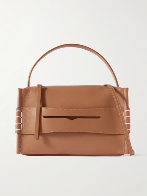 JW Anderson Loafer Embroidered Leather Shoulder Bag
