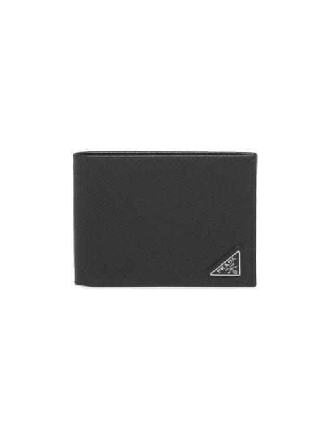 Prada Men's Saffiano Leather Wallet - Black