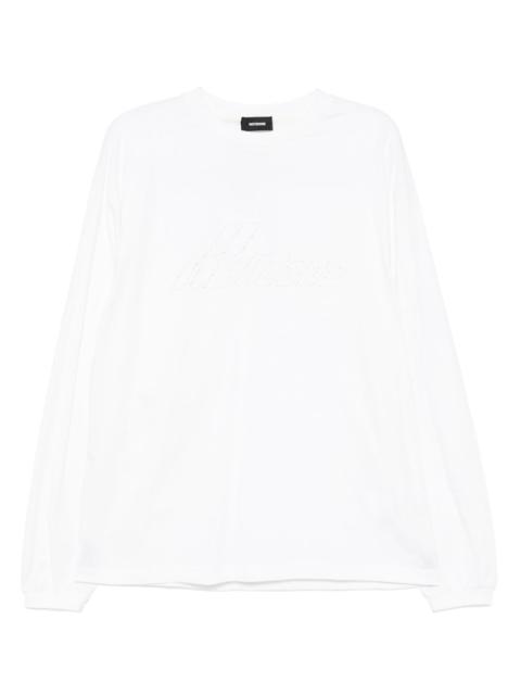 We11done faux-pearl T-shirt