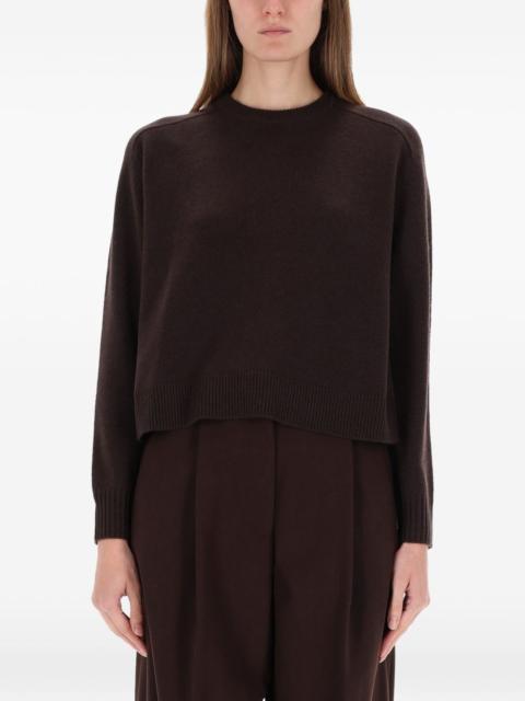 Theory crew-neck cropped sweater
