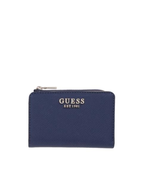 GUESS USA logo zip wallet