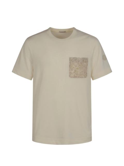 Moncler paisley-pocket cotton T-shirt
