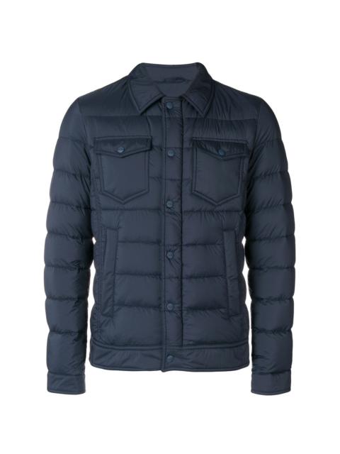 Herno padded button-up jacket
