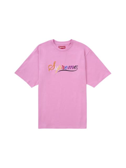 Supreme Cursive S/S Top Pink