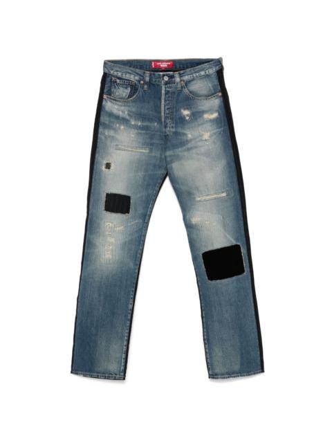 patchwork jeans