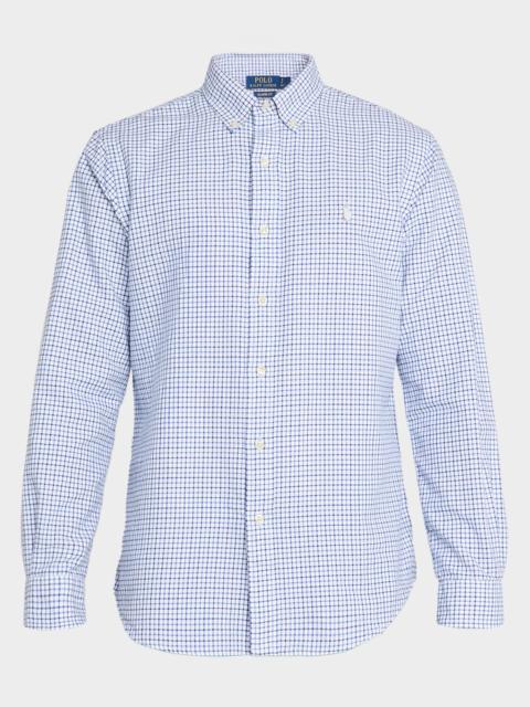 Polo Ralph Lauren Men's Classic-Fit Oxford Check Button-Down Shirt