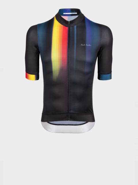 Paul Smith Race Fit Cycling Jersey With 'Artist Stripe' Fade