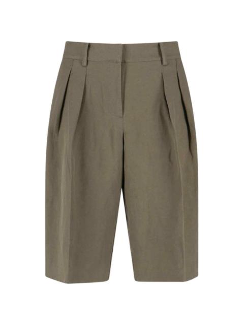 The Frankie Shop Bilbao pleated bermuda shorts