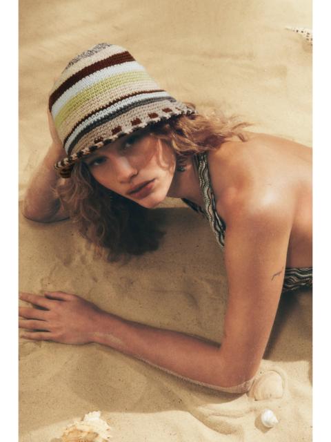 FREE PEOPLE Callie Crochet Bucket Hat