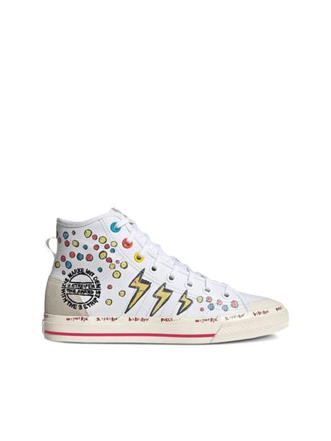 adidas Nizza RF "Kasing Lung x Mickey Mouse" high top sneakers