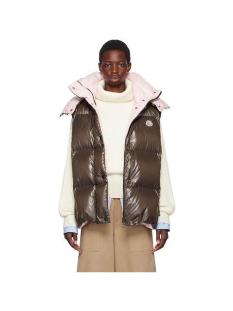 Moncler Brown Luzule Down Vest