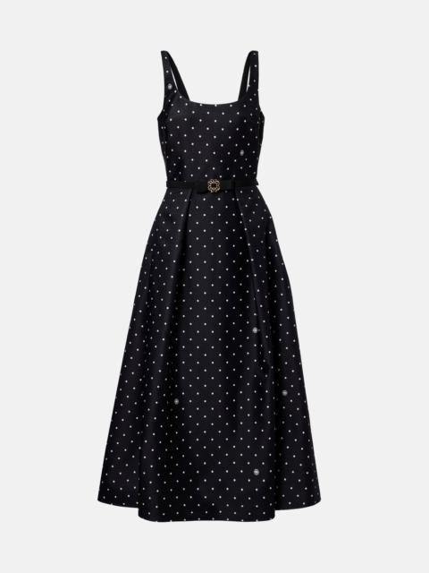 ELIE SAAB Polka-dot midi dress