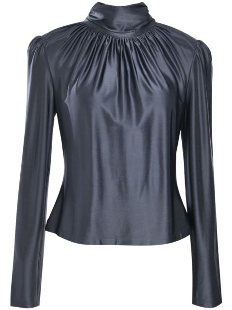 rabanne high-neck top