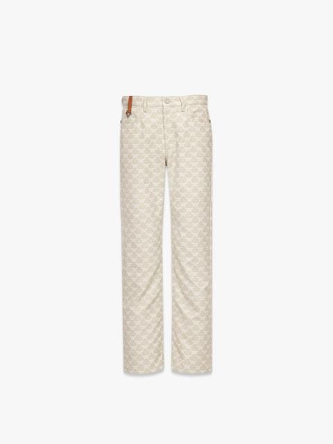 MCM Lauretos Pants in Denim Jacquard